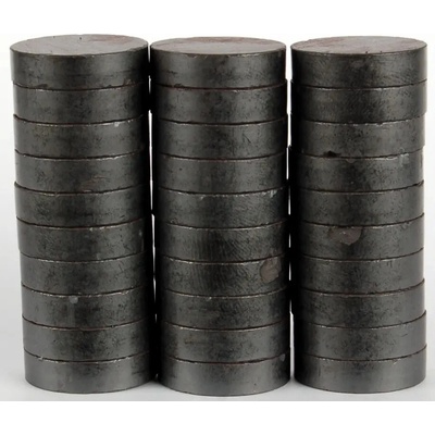 Fandy magnety kulaté 30 ks 20 mm šedé