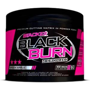 Stacker 2 Black Burn Micronized [300 грама] Зелена ябълка