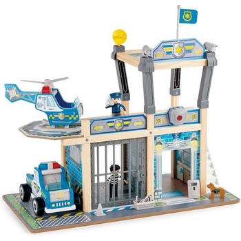 Hape Дървен комплект HaPe International - Полицейско управление (H3050)