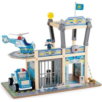 Hape Дървен комплект HaPe International - Полицейско управление (H3050)