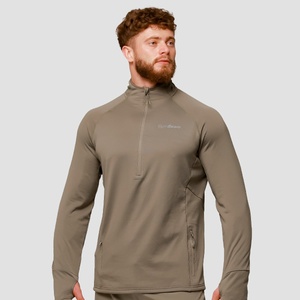 GymBeam Pulse 1/2 Zip Running суитчър Vetiver S