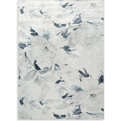 Takoy Koberec 160x220 cm krémově-grafitový s motivem květin LOTUS 3-HF-489990 | 160 x 220 cm