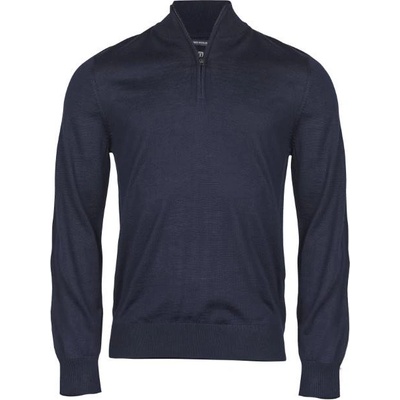 TEE JAYS tj6010 / Мъжки пуловер с 1/4 цип - тъмносин xxl (18601000305)