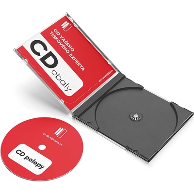 Obaly na CD a DVD Laminace lesklá Barevné oboustranné - 4/4 (CMYK) 350g křídový papír mat Obal na CD s 1 chlopní Průhledná plastová 90 ks – Zboží Živě