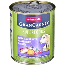 Animonda Gran Carno Superfoods Adult jehněčí amarant brusinky lososový olej 800 g