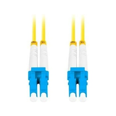 Lanberg FO-LULU-SD11-0050-YE SM LC/UPC-LC/UPC duplex, LSZH G657A1 průměr 3mm, 5m, žlutý