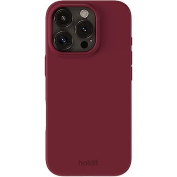 Holdit Калъф Holdit - Silicone, iPhone 16 Pro Max, червен (7330985165351)