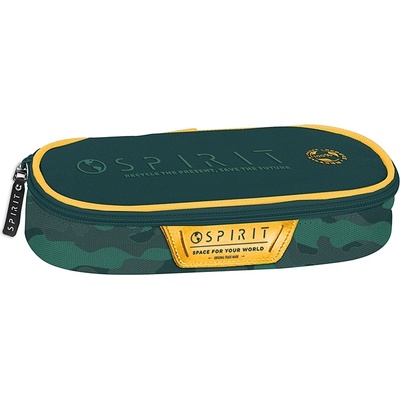 Spirit Овален несесер Spirit Pattern - С 1 отделение, зелен (284371 - зелен)