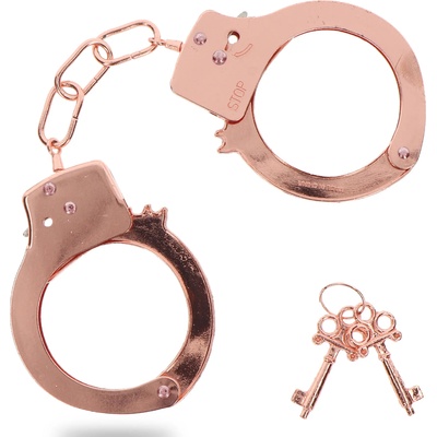 ToyJoy Metal Handcuffs Rose Gold