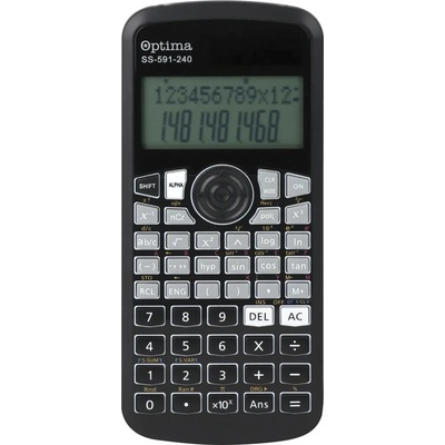 Optima Научен калкулатор optima ss-591 240 функции 12 цифри 25258 (25258)