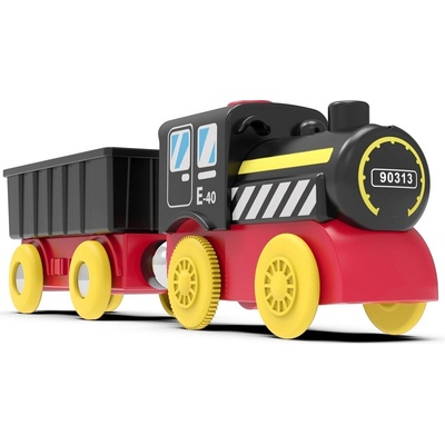 2Kids Toys Parní vlak na baterie s vagónem