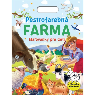 Pestrofarebná Farma Maľovanky pre deti