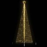 vidaXL LED коледна елха 789 светодиода топло бяло 476 см (4016444)