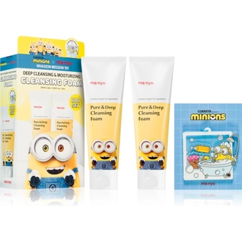 ma: nyo Minions Pure & Deep Cleansing Foam Duo Set подаръчен комплект за перфектно почистена кожа