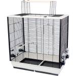 INTER-ZOO Pet Products Клетка за птици FIONA 78 x 48 x 81, 5/100 см БЯЛА