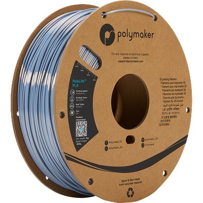 Polymaker PolyLite Silk PLA Silver - 1, 75 mm / 1000 g (PA03002)