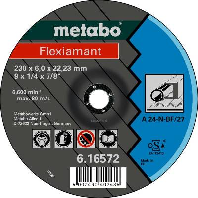 Metabo Brusný kotouč lomený 22.23 mm 616726000 25 ks
