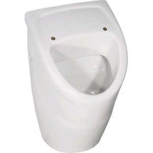 Villeroy & Boch O. novo - Писоар с вакуумна система „Compact за капак, заден отвод, с прицелна марка, алпийско бяло 75570601 (75570601)