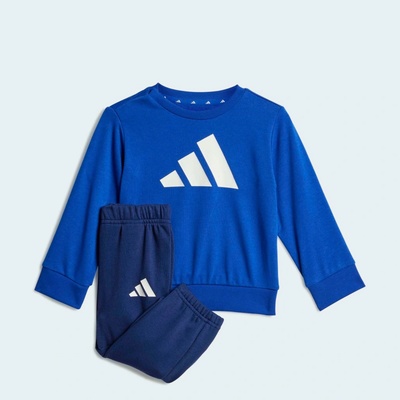 adidas detská bavlnená súprava modrá