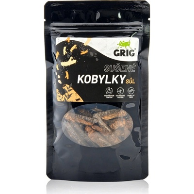 Grig Sušené křupavé kobylky sůl 8 g