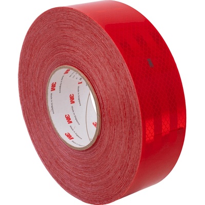3M samolepiaca reflexná páska, kontúrová, červená - 1 meter