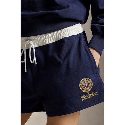 Ralph Lauren къс панталон дамски от памук Wimbledon (211B16026)