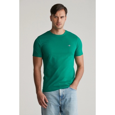 Gant slim pique SS Deep green