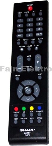 TELECOMANDO UNIVERSALE per TV TELEVISIONE SHARP SIGLE LC-40 POLLICI