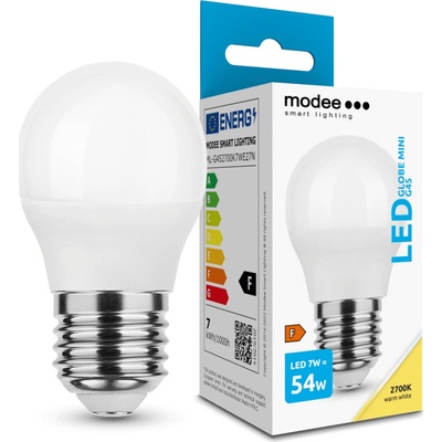 Modee LED žiarovka Globe Mini G45 7W E27 700 lm teplá biela ML-G452700K7WE27N