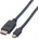 Roline VALUE Mini DisplayPort кабел Mini DP HDTV MM черен цвят, 11.99. 5793
