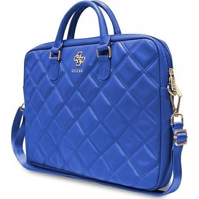 Guess taška GUCB15ZPSQSSGB 16" modrá prešívaná 4G