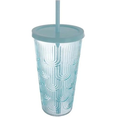 Orion Pohár so slamkou Summer zelená 480 ml