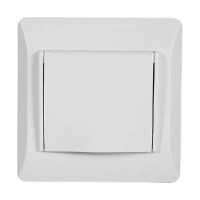 ПАНЕЛ С КАПАК ЗА КОНТАКТ ШУКО БЯЛ el0629 splendor (629)
