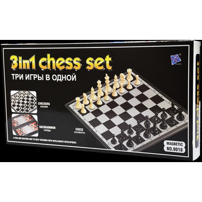 Магнитен шах 3 в 1 Maxi 9018