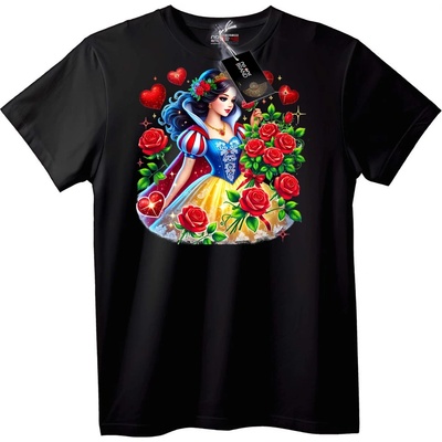 NOONEBRAND Тениска Принцеса с рози - XS, Black