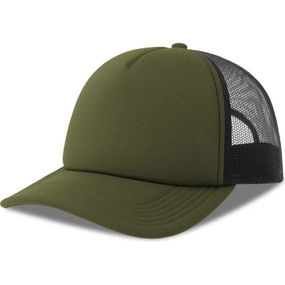 Atlantis Rapper-S 5 panelová Trucker šiltovka zelená Olive čierna