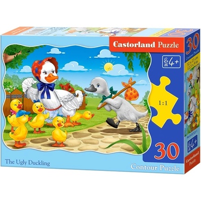 Castorland Пъзел Castorland от 30 части - Грозното патенце (B-03723-1)