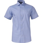 James Harvest & frost yb 50 s/s regular / Мъжка риза с къс ръкав - небесносиня 5xl (63501141015)
