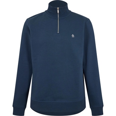 Original Penguin Men's Quarter Zip Fleece - Yale