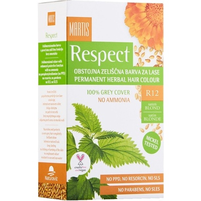 Naturavit Martis Respect Farba na vlasy R12 Saténová blond 135 ml