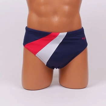 Image 1 of Мъжки бански в тъмносиньо, червено и бяло