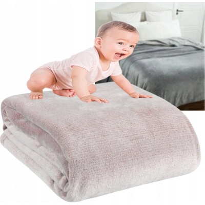 KRAF Deka fleece teplá ružová 200x220