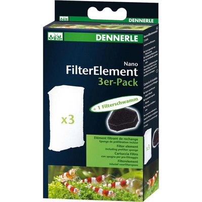 Filtrační vložka Dennerle 3 ks s filtrační houbou pro Nano rohový filtr 23d5865 – Hledejceny.cz