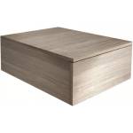 InterCeramic Колона за баня ICP 3046-3 - Плот с чекмедже 46x20x30 см, водоустойчива дървена композитна плоскост KS6140-4 (ICP 3046-3)