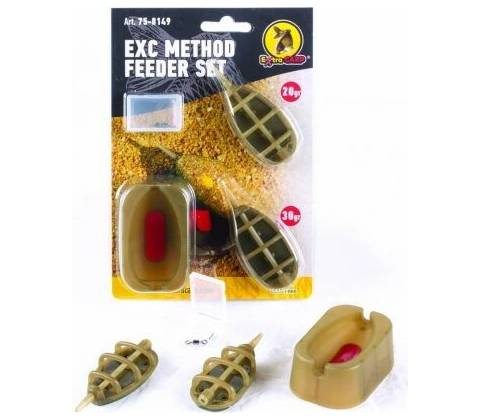 CARP METHOD FEEDER SET 50,60g+form