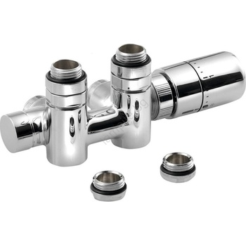 SAPHO - Термостатен комплект за централно присъединяване TWIN COMBI десен/лъскав хром (SH0477)