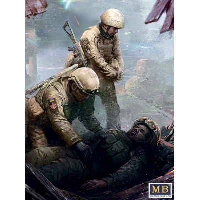 MASTER BOX LTD On the battlefield. Ukrainian military medics Russian-Ukrainian War series No. 8 1:35