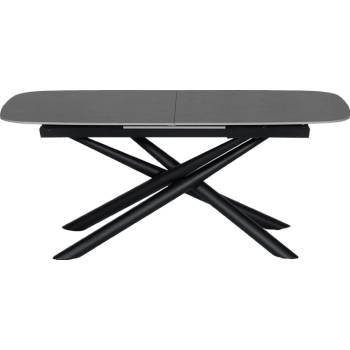 Carmen Разтегателна трапезна маса brok - сива (3530992)