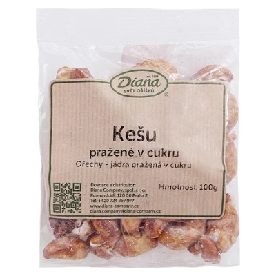 Diana Company Kešu pražené v cukru 100 g