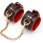SuperLove Premium Handcuffs Black-Red